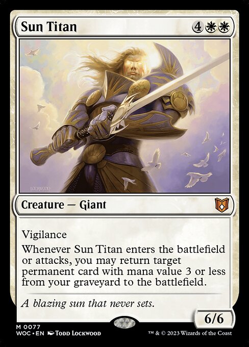 Sun Titan (77) - Wilds of Eldraine Commander - Game On