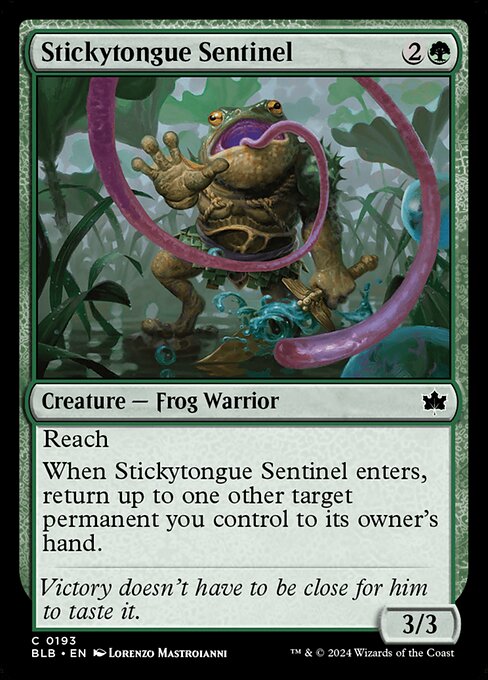 Stickytongue Sentinel (193) (Foil) - Bloomburrow - Game On