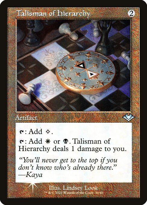 Talisman of Hierarchy (36) (Foil) - Modern Horizons 1 Timeshifts - Game On