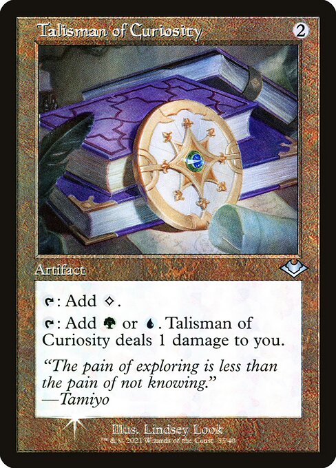 Talisman of Curiosity (35) (Foil) - Modern Horizons 1 Timeshifts - Game On