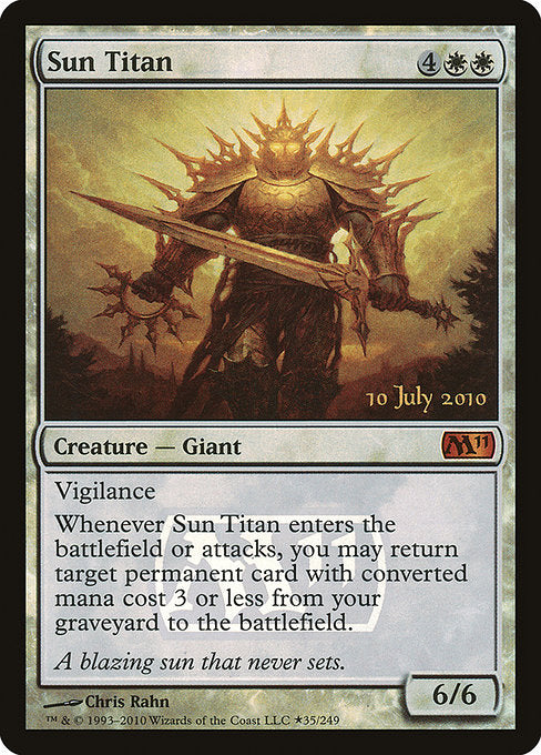 Sun Titan (35★) (Foil) - Magic 2011 Promos - Game On