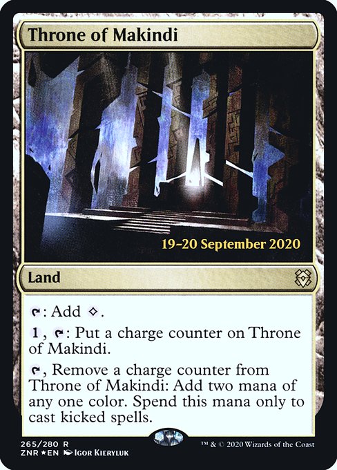 Throne of Makindi (265s) () () - Zendikar Rising Promos - Game On