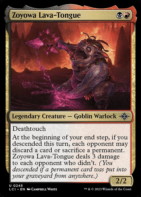 Zoyowa Lava-Tongue (245) (Foil) - The Lost Caverns of Ixalan - Game On