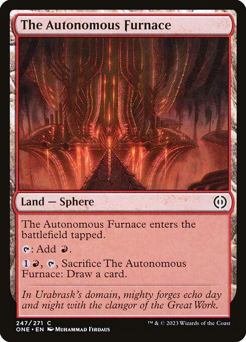 The Autonomous Furnace (247) (Foil) - Phyrexia: All Will Be One - Game On