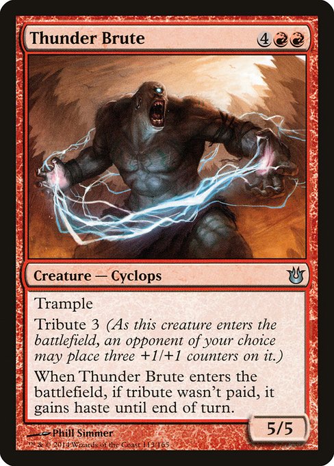 Thunder Brute (113) (Foil) - Born of the Gods - Game On