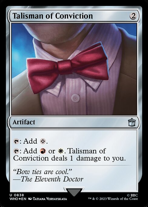 Talisman of Conviction (838) (Foil) - Doctor Who - Game On