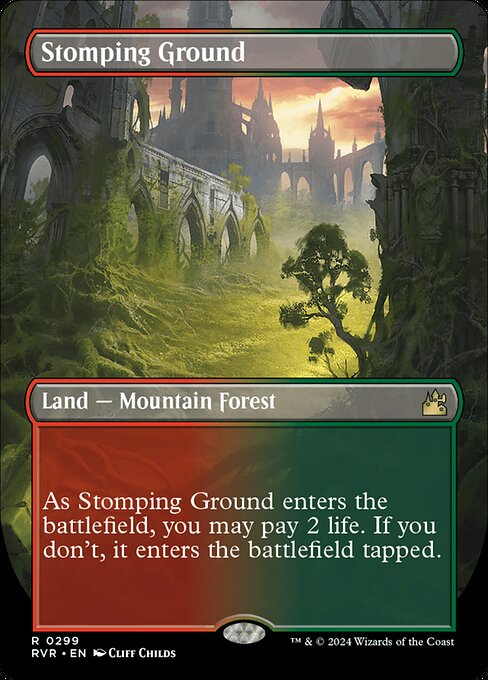 Stomping Ground (299) - BORDERLESS - Ravnica Remastered - Game On