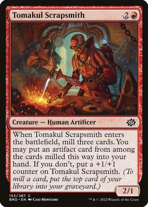 Tomakul Scrapsmith (153) (Foil) - The Brothers' War - Game On