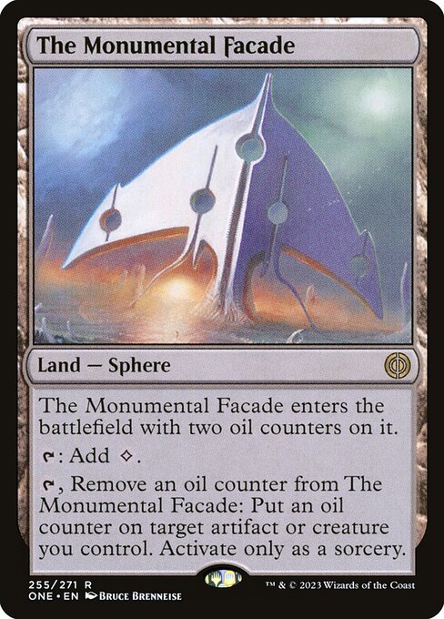 The Monumental Facade (255) (Foil) - Phyrexia: All Will Be One - Game On