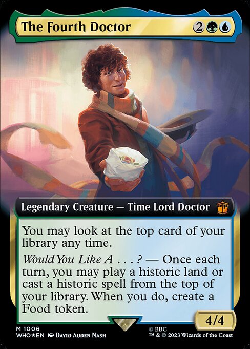 The Fourth Doctor (1006) - EXTENDED ART (Foil) - Doctor Who - Game On