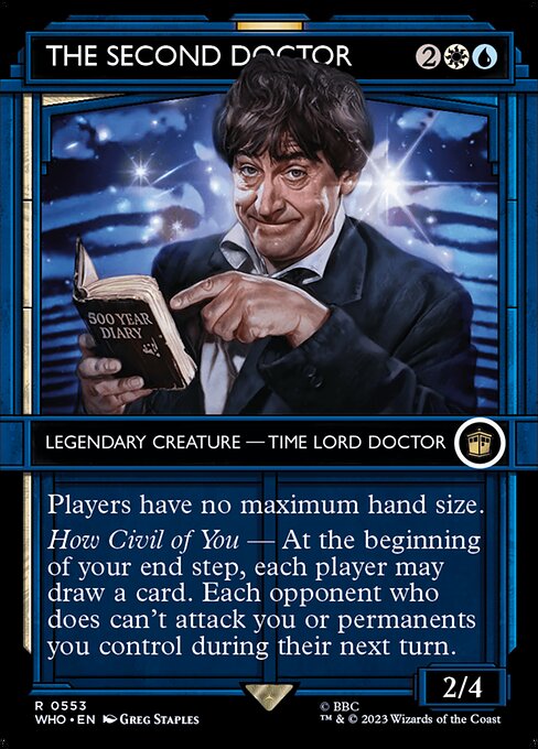 The Second Doctor (553) - BORDERLESS (Foil) - Doctor Who - Game On