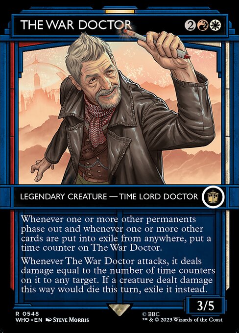 The War Doctor (548) - BORDERLESS (Foil) - Doctor Who - Game On