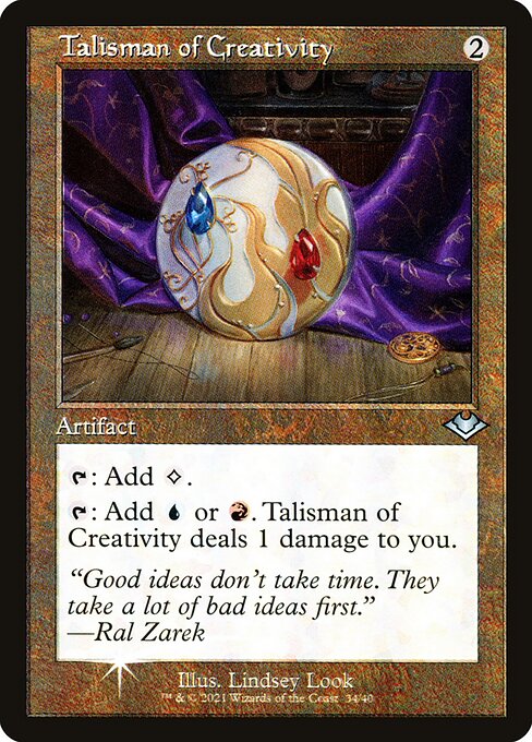 Talisman of Creativity (34) (Foil) - Modern Horizons 1 Timeshifts - Game On