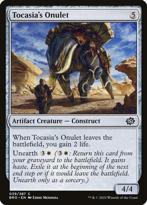 Tocasia's Onulet (39) (Foil) - The Brothers' War - Game On