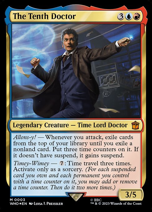 The Tenth Doctor (3) (Foil) - Doctor Who - Game On