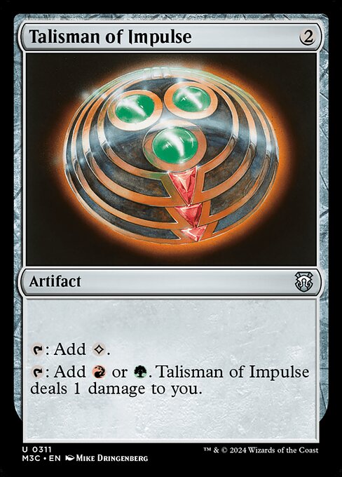 Talisman of Impulse (311) - Modern Horizons 3 Commander - Game On