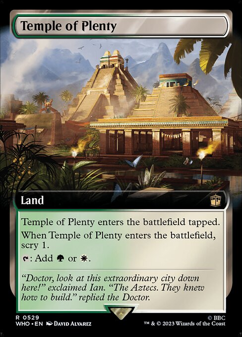 Temple of Plenty (529) - EXTENDED ART (Foil) - Doctor Who - Game On