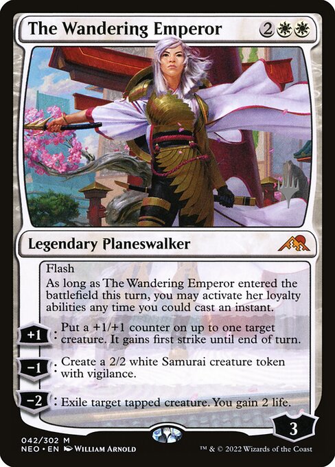 The Wandering Emperor (42p) (Foil) - Kamigawa: Neon Dynasty Promos - Game On