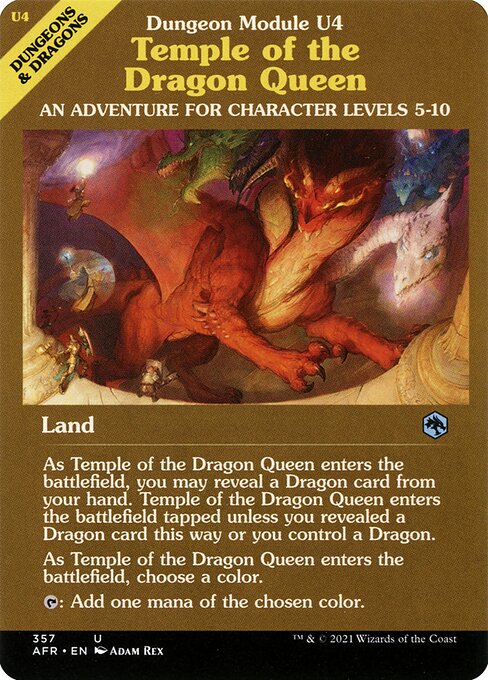 Temple of the Dragon Queen (357) - SHOWCASE (Foil) - Adventures in the Forgotten Realms - Game On