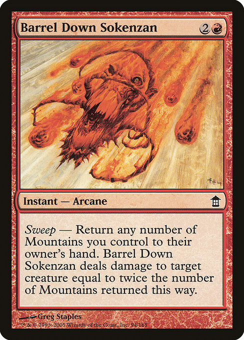 Barrel Down Sokenzan (94) (Foil) - Saviors of Kamigawa - Game On