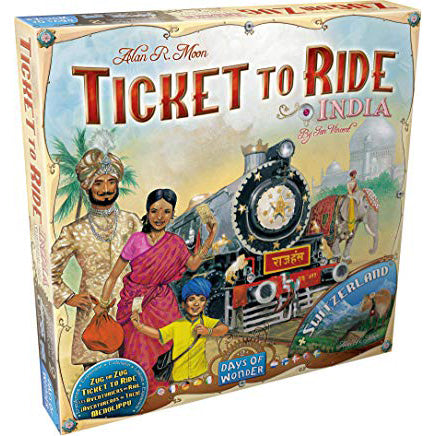 Ticket to Ride India Map #2 - Family  - Asmodee - Game On