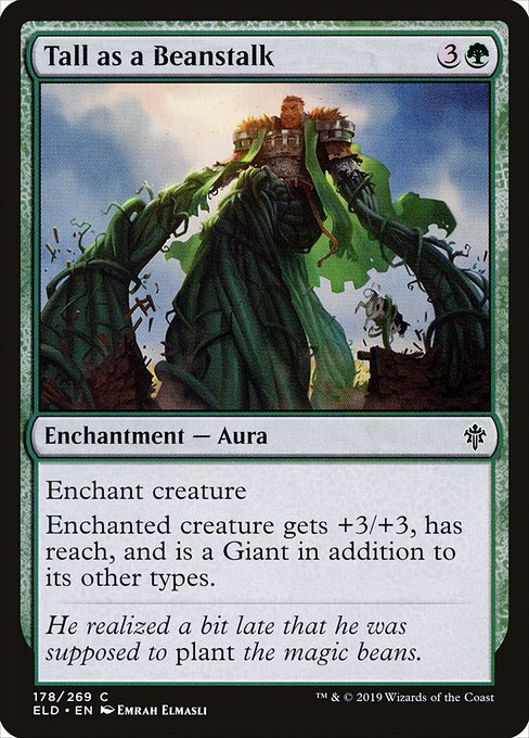 Tall as a Beanstalk (178) (Foil) - Throne of Eldraine - Game On