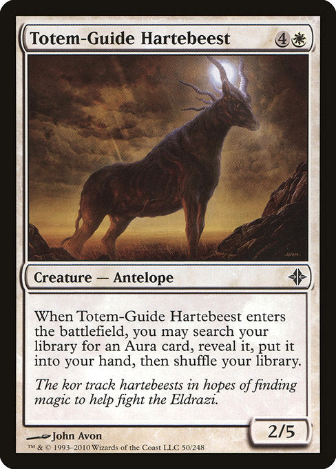 Totem-Guide Hartebeest (50) (Foil) - Rise of the Eldrazi - Game On