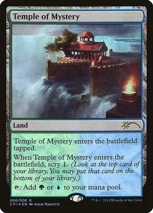 Temple of Mystery (6) (Foil) - Magic 2015 Clash Pack - Game On