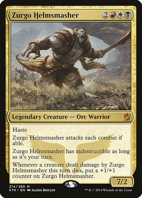 Zurgo Helmsmasher (214) - Khans of Tarkir - Game On