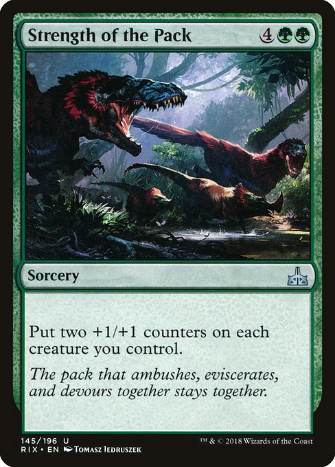 Strength of the Pack (145) (Foil) - Rivals of Ixalan - Game On