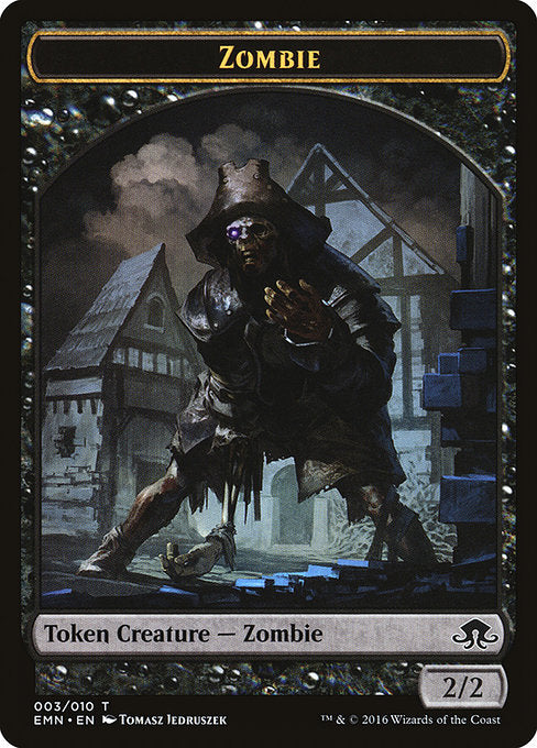 Zombie (3) - Eldritch Moon Tokens - Game On