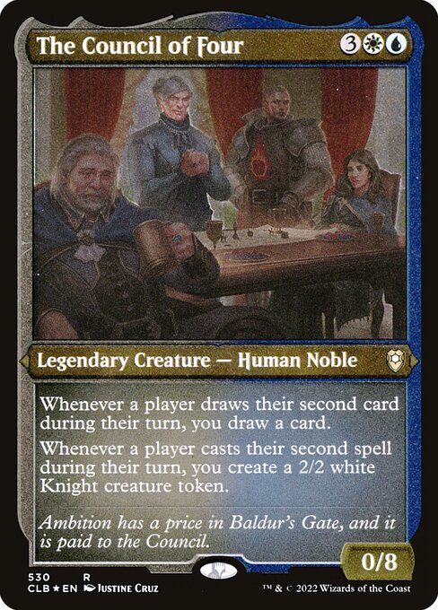 The Council of Four (530) (Etched) - Commander Legends: Battle for Baldur's Gate - Game On