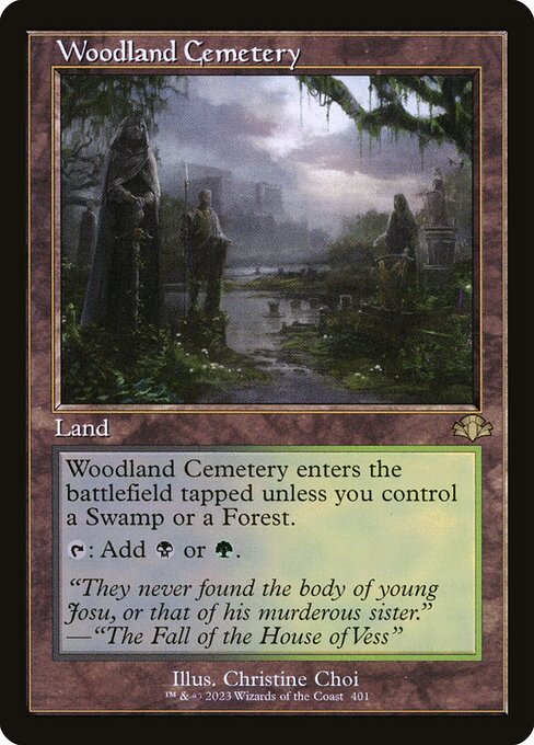 Woodland Cemetery (401) - Dominaria Remastered - Game On