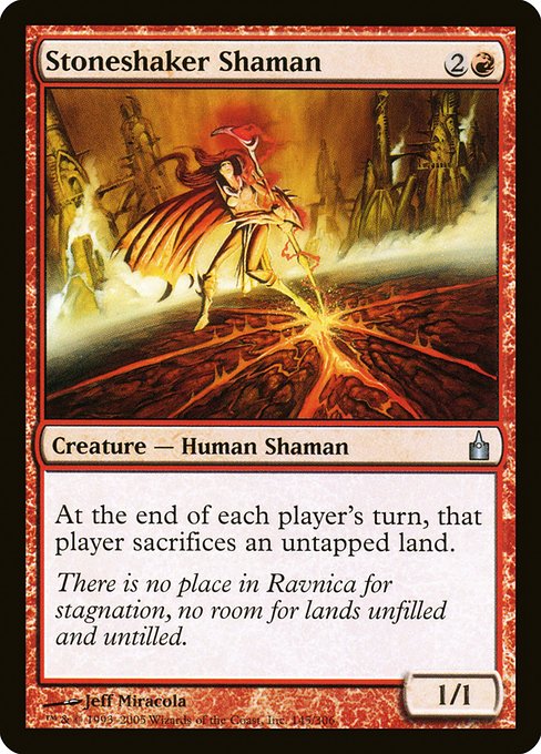 Stoneshaker Shaman (145) (Foil) - Ravnica: City of Guilds - Game On