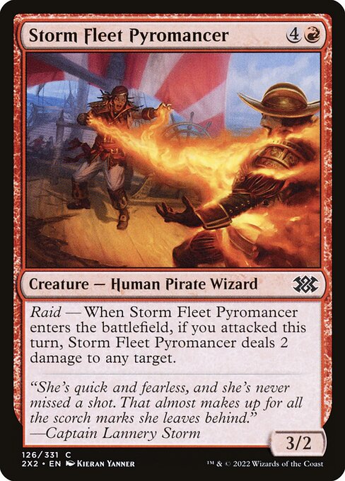 Storm Fleet Pyromancer (126) (Foil) - Double Masters 2022 - Game On