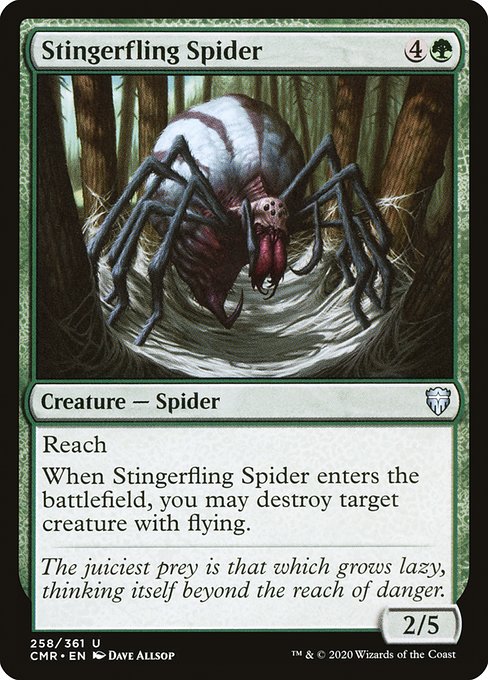 Stingerfling Spider (258) - Commander Legends - Game On