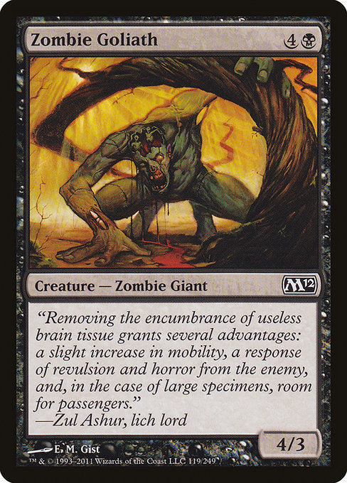 Zombie Goliath (119) - Magic 2012 - Game On