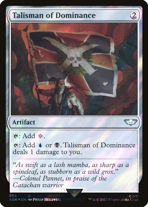 Talisman of Dominance (254★) (Foil) - Warhammer 40,000 Commander - Game On