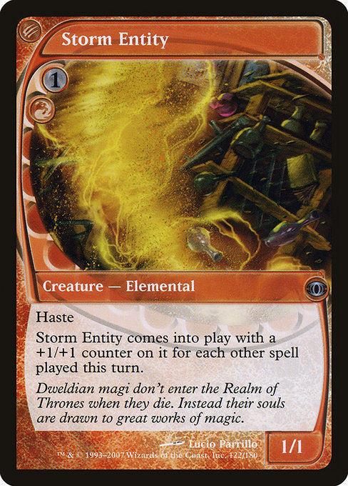 Storm Entity (122) (Foil) - Future Sight - Game On