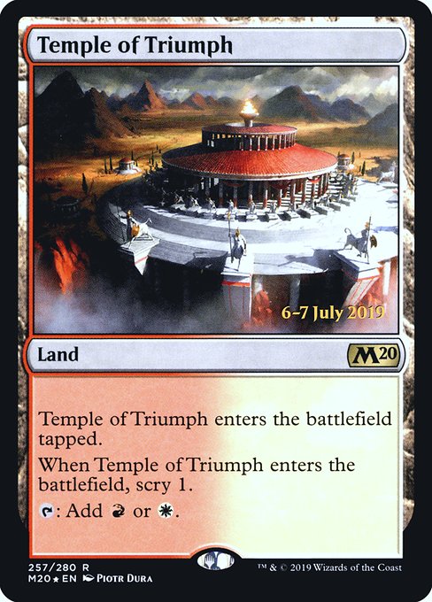 Temple of Triumph (257s) () () - Core Set 2020 Promos - Game On