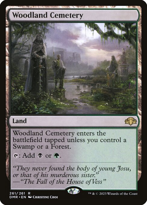 Woodland Cemetery (261) - Dominaria Remastered - Game On