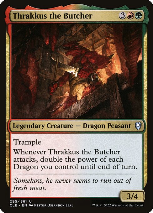 Thrakkus the Butcher (295) - Commander Legends: Battle for Baldur's Gate - Game On