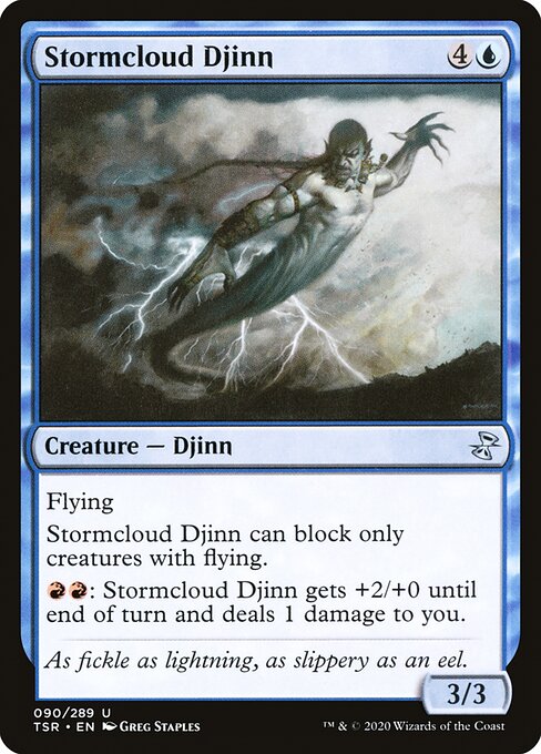 Stormcloud Djinn (90) (Foil) - Time Spiral Remastered - Game On