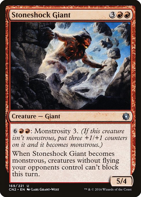 Stoneshock Giant (169) (Foil) - Conspiracy: Take the Crown - Game On