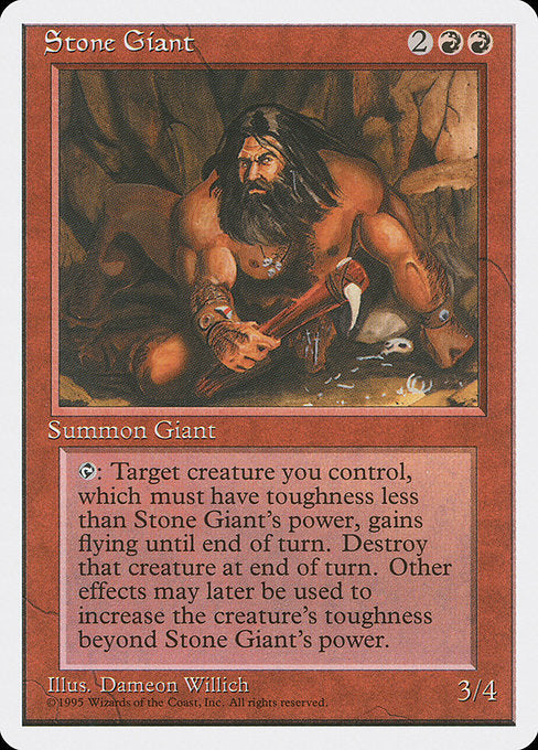 Stone Giant (223) - Fourth Edition - Game On