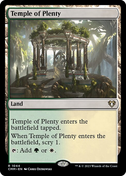 Temple of Plenty (1044) - Commander Masters - Game On