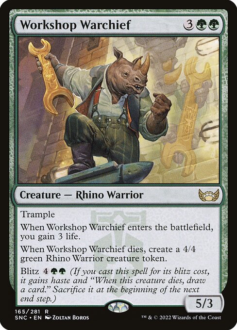 Workshop Warchief (165) (Foil) - Streets of New Capenna - Game On