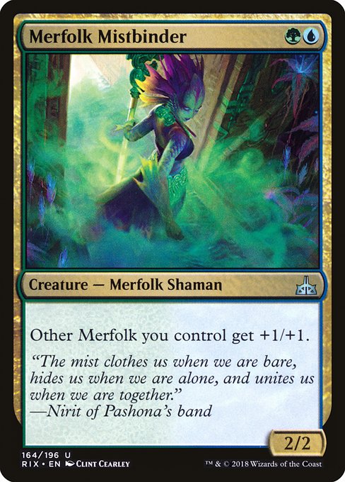 Merfolk Mistbinder (164) - Rivals of Ixalan - Game On