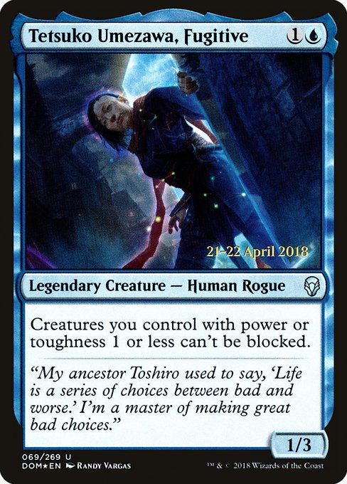 Tetsuko Umezawa, Fugitive (69s) () () - Dominaria Promos - Game On