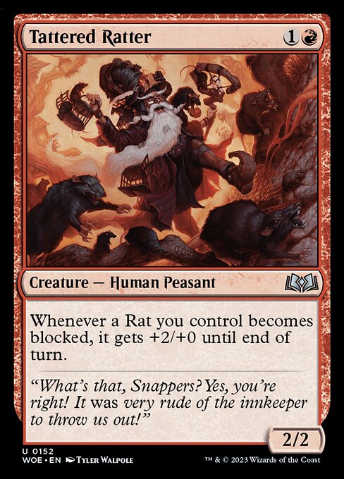 Tattered Ratter (152) (Foil) - Wilds of Eldraine - Game On